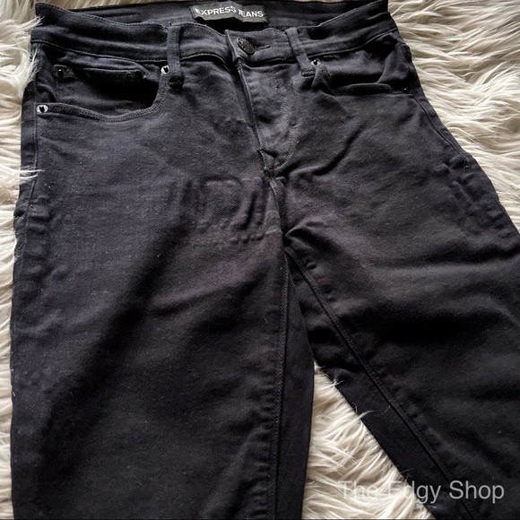 Express | Mid Rise Jean Legging - Picture 2 of 6